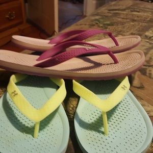 Under armour flip flops